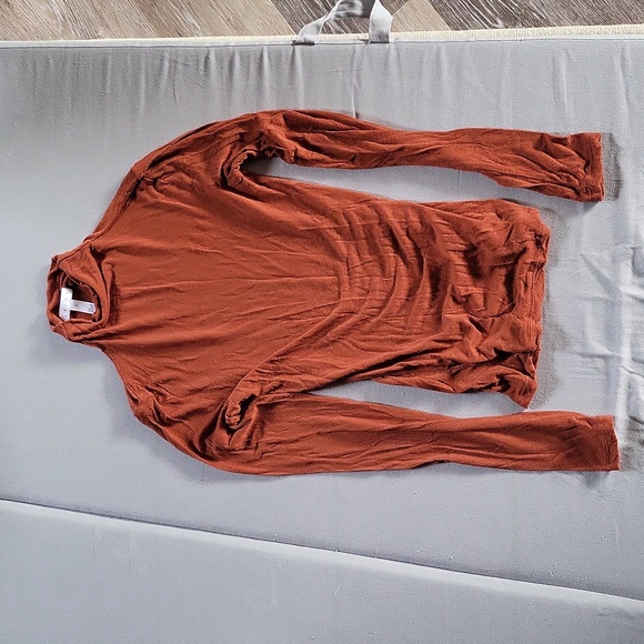 Leith Lightweight Long Sleeve Funnel Neck Top - Picture 1 of 5